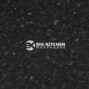 Senses Laminate Kitchen Worktops Black Granite Round (Postformed) Edge Dogal Matt Finish 3mtr Worktop