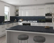 Senses Laminate Kitchen Worktops Black Granite Round (Postformed) Edge Dogal Matt Finish