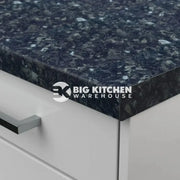 Senses Laminate Kitchen Worktops Black Granite Round (Postformed) Edge Dogal Matt Finish