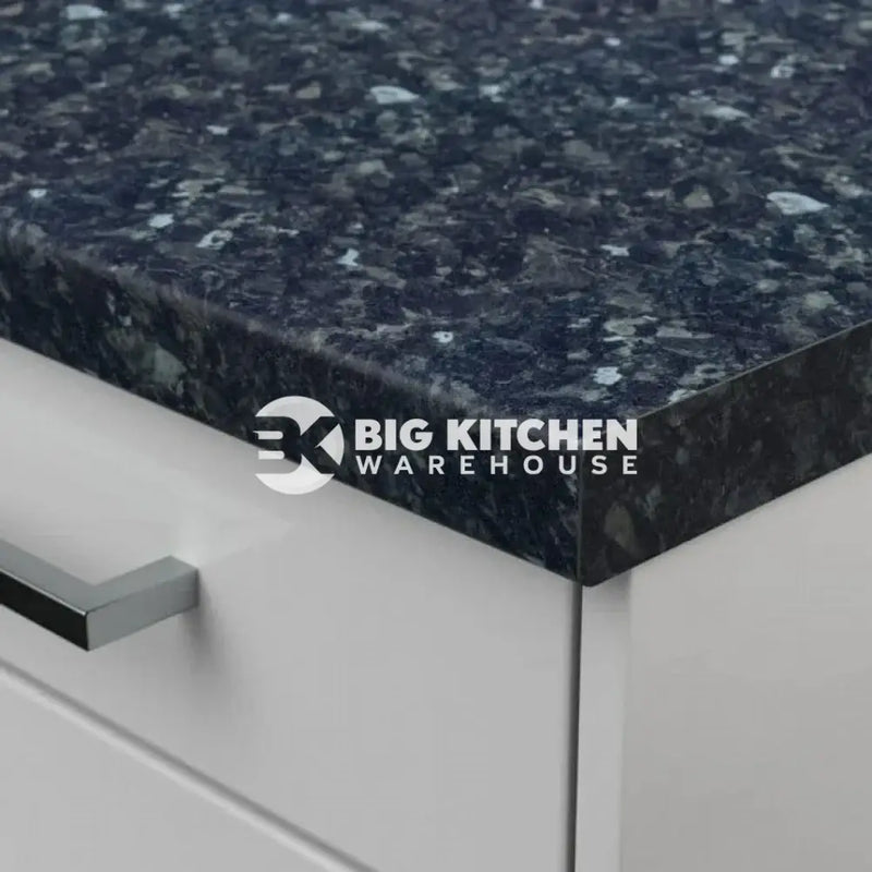 Senses Laminate Kitchen Worktops Black Granite Round (Postformed) Edge Dogal Matt Finish