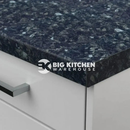 Senses Laminate Kitchen Worktops Black Granite Round (Postformed) Edge Dogal Matt Finish