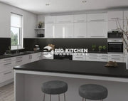 Senses Laminate Kitchen Worktops Black Rock Round (Postformed) Edge Rock Matt Finish