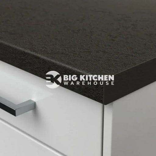 Senses Laminate Kitchen Worktops Black Rock Round (Postformed) Edge Rock Matt Finish