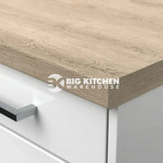Senses Laminate Kitchen Worktops Caledonian Grey Oak Round (Postformed) Edge Kavir Matt Finish