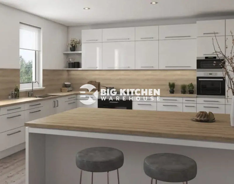 Senses Laminate Kitchen Worktops Caledonian Grey Oak Round (Postformed) Edge Kavir Matt Finish