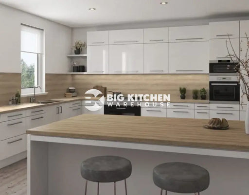 Senses Laminate Kitchen Worktops Caledonian Grey Oak Round (Postformed) Edge Kavir Matt Finish
