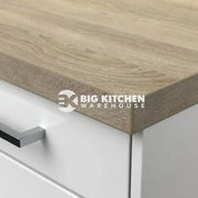 Senses Laminate Kitchen Worktops Delamere Light Oak Square Edge Natural Matt Finish