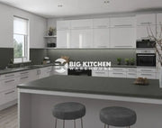 Senses Laminate Kitchen Worktops Grey Lunar Slate Round (Postformed) Edge Italian Stone Matt Finish