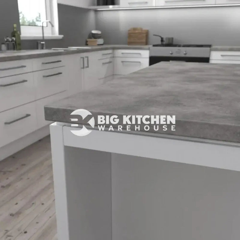 Senses Laminate Kitchen Worktops Industrial Concrete Round (Postformed) Edge Urban Matt Finish
