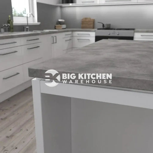 Senses Laminate Kitchen Worktops Industrial Concrete Round (Postformed) Edge Urban Matt Finish