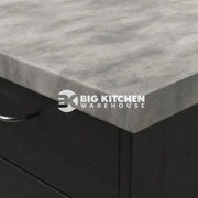 Senses Laminate Kitchen Worktops Industrial Concrete Round (Postformed) Edge Urban Matt Finish
