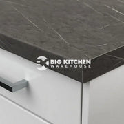 Senses Laminate Kitchen Worktops Pietra Grey Marble Round (Postformed) Edge Matte Finish 3mtr Worktop