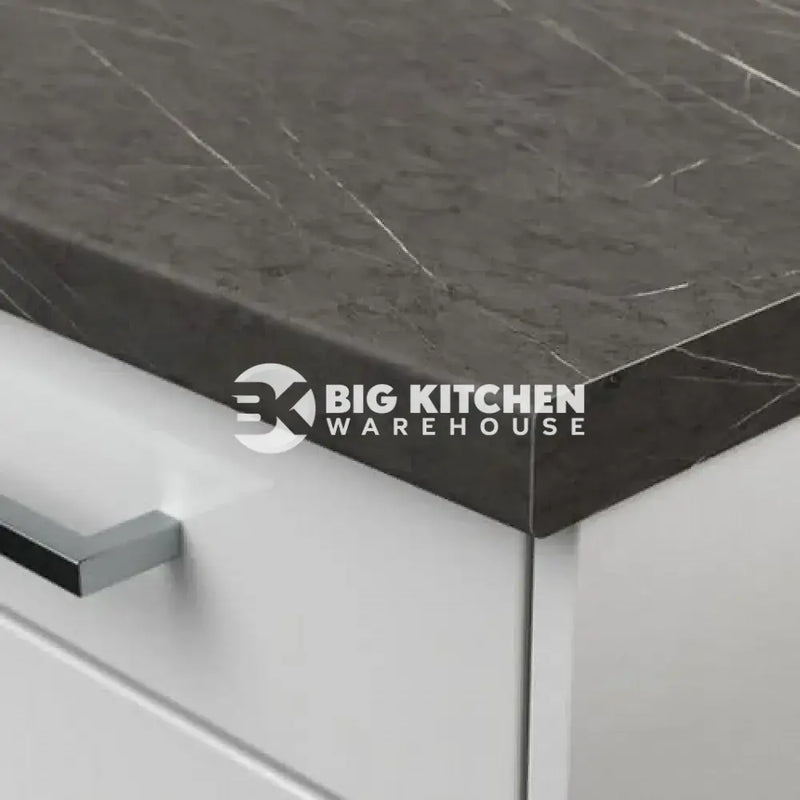 Senses Laminate Kitchen Worktops Pietra Grey Marble Round (Postformed) Edge Matte Finish 3mtr Worktop