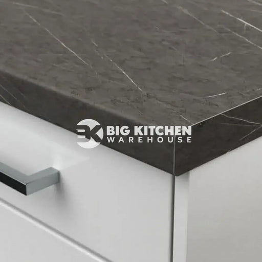 Senses Laminate Kitchen Worktops Pietra Grey Marble Round (Postformed) Edge Matte Finish 3mtr Worktop