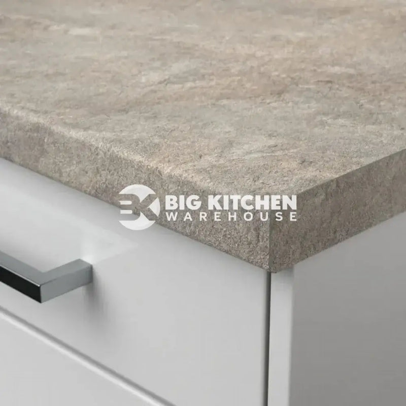 Senses Laminate Kitchen Worktops Salto Rock Round (Postformed) Edge Italian Stone Matt Finish