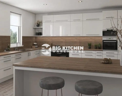 Senses Laminate Kitchen Worktops Sherwood Dark Oak Round (Postformed) Edge Kavir Matt Finish