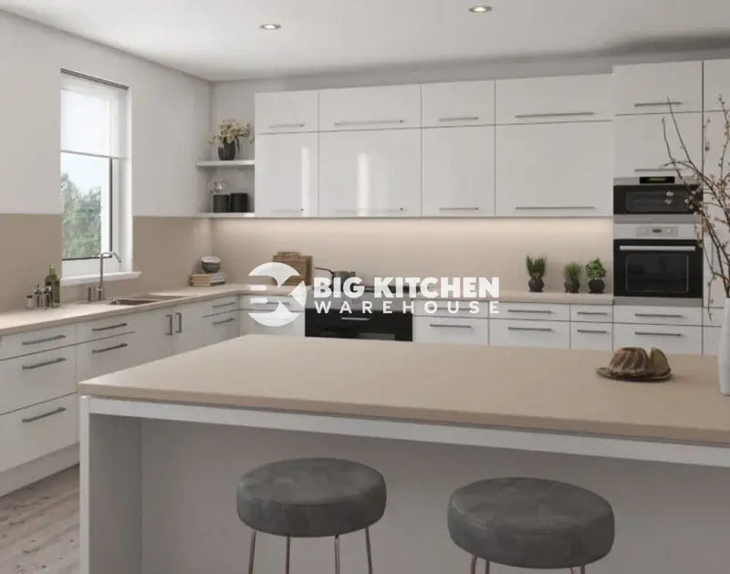 Senses Laminate Kitchen Worktops Sunstone Round (Postformed) Edge Matte Finish
