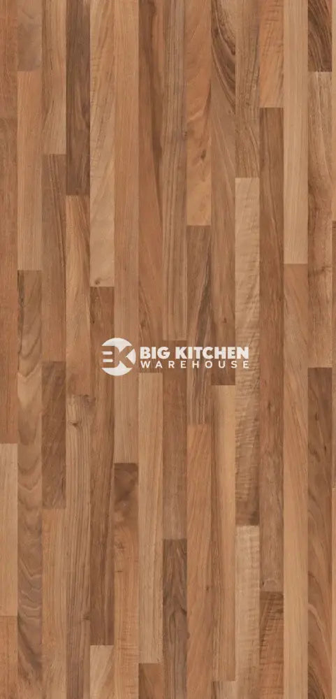 Senses Laminate Kitchen Worktops Walnut Butcher Block Round (Postformed) Edge Dogal Matt Finish 3mtr Worktop