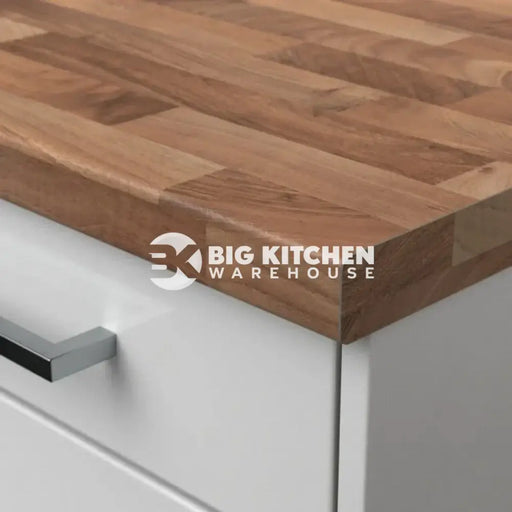 Senses Laminate Kitchen Worktops Walnut Butcher Block Round (Postformed) Edge Dogal Matt Finish