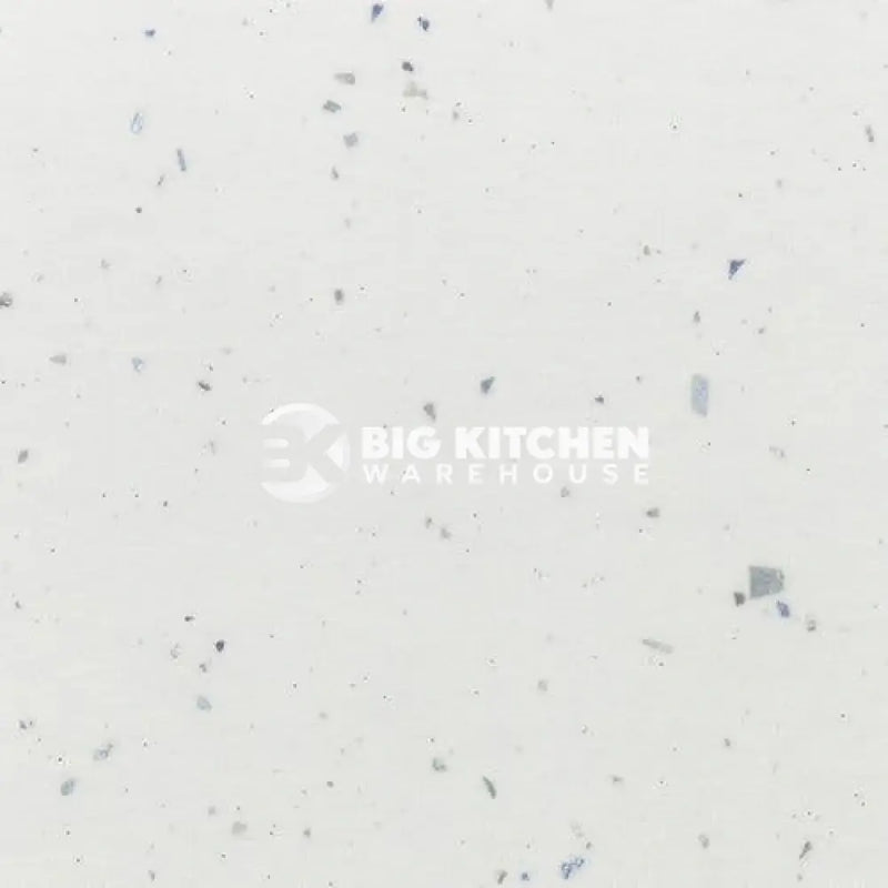 Senses Laminate Kitchen Worktops White Fleck Square Edge Matte Finish 3mtr Worktop - 3000mmx600mmx38mm