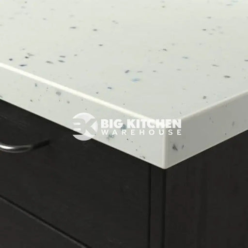 Senses Laminate Kitchen Worktops White Fleck Square Edge Matte Finish