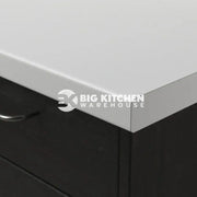 Senses Laminate Kitchen Worktops White Matte Round (Postformed) Edge Dogal Matt Finish