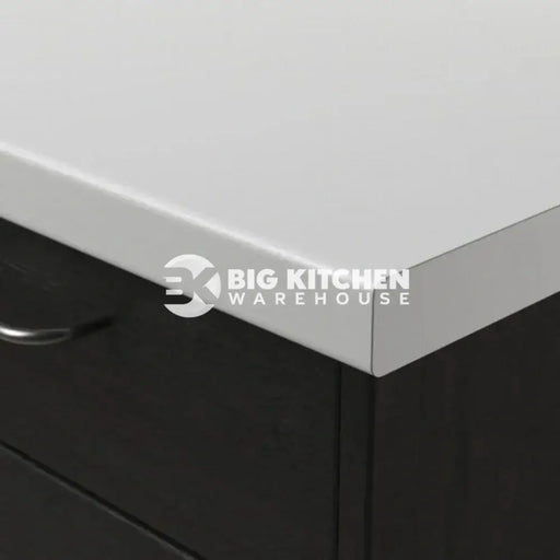 Senses Laminate Kitchen Worktops White Matte Round (Postformed) Edge Dogal Matt Finish