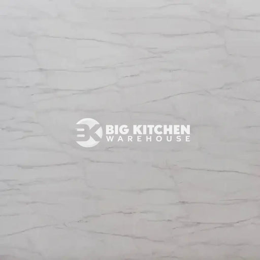 Vis Uma Square Edge Laminate Kitchen Worktops feature a light gray marble surface with subtle white and gray veining, creating a smooth, elegant look—perfect for contemporary kitchens and modern square edge designs.