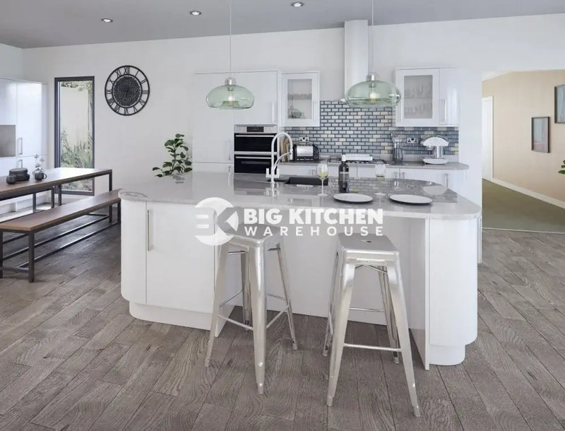 Vogue Slab White Gloss- Replacement Kitchen Doors SAMPLE PRODUCTS