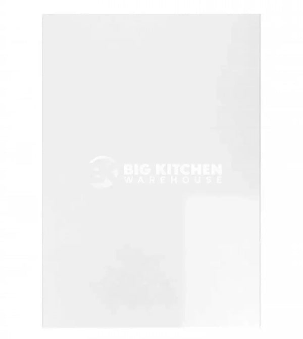 Vogue Slab White Gloss- Replacement Kitchen Doors SAMPLE PRODUCTS Vinyl Sample Colour Swatch