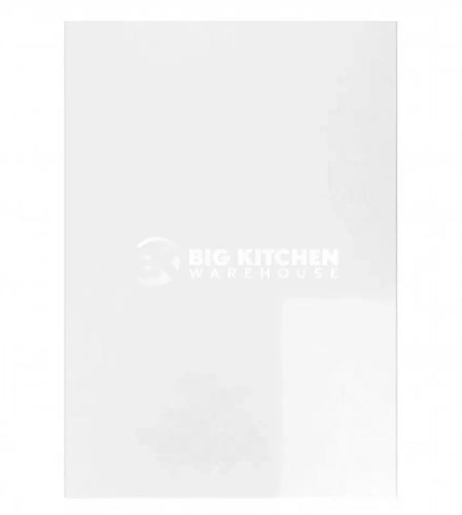 Vogue Slab White Gloss- Replacement Kitchen Drawer Fronts/Oven Filler Panel (110mm High) - 597mm Wide