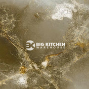 Wilsonart Alloy Aurora Gold Aluminium Feature Kitchen Splashback - Standard Hob Panel - 600mm x 800mm x 4mm