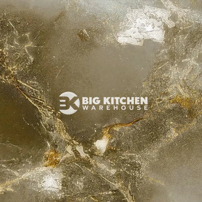 Wilsonart Alloy Aurora Gold Aluminium Feature Kitchen Splashback - Standard Hob Panel - 600mm x 800mm x 4mm