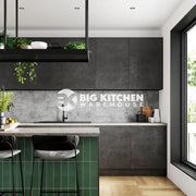 Wilsonart Alloy Brooklyn Concrete Aluminium Feature Kitchen Splashback