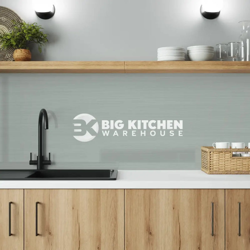 Wilsonart Alloy Brushed Steel/ Brushed Titanium (Double Sided) Aluminium Feature Kitchen Splashback