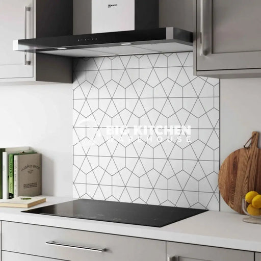 Wilsonart Alloy Geometry Aluminium Feature Kitchen Splashback