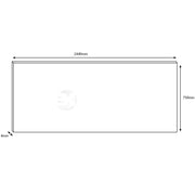 Wilsonart Alloy Glacier White/ Neptune Blue (Double Sided) Aluminium Feature Kitchen Splashback