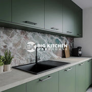 Wilsonart Alloy Rainforest Marble Aluminium Feature Kitchen Splashback