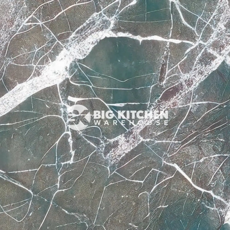Wilsonart Alloy Rainforest Marble Aluminium Feature Kitchen Splashback - Standard Hob Panel - 600mm x 800mm x 4mm