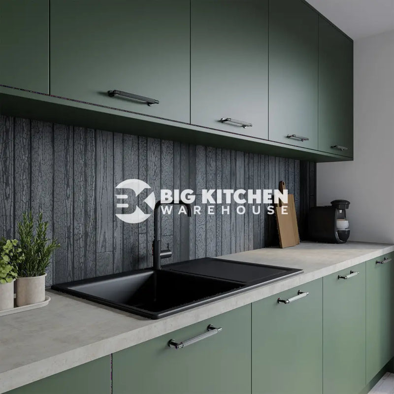 Wilsonart Alloy Shou Sugi Ban Aluminium Feature Kitchen Splashback