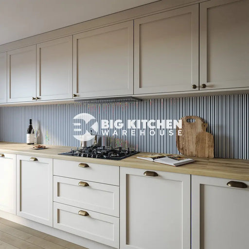 Wilsonart Alloy Slate Rhythm Aluminium Feature Kitchen Splashback