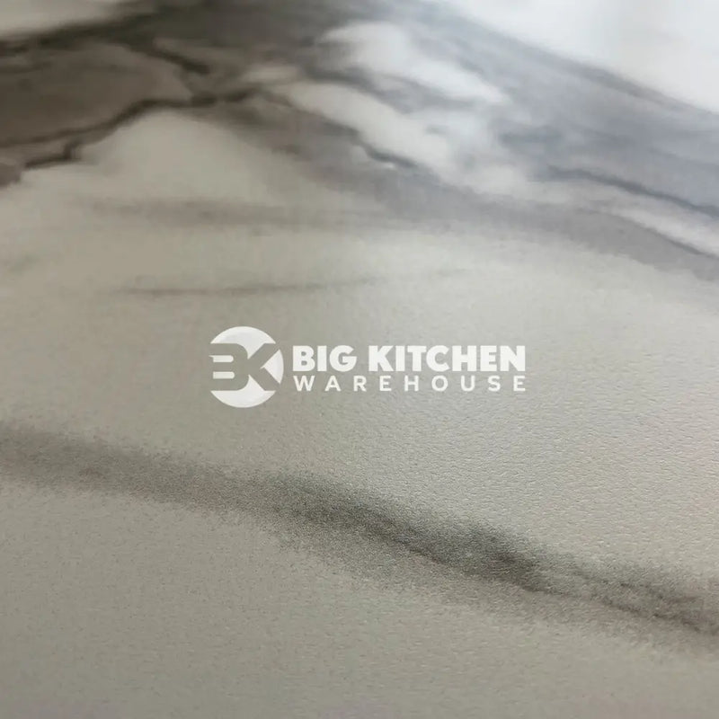 Wilsonart Alloy White Marble Aluminium Feature Kitchen Splashback