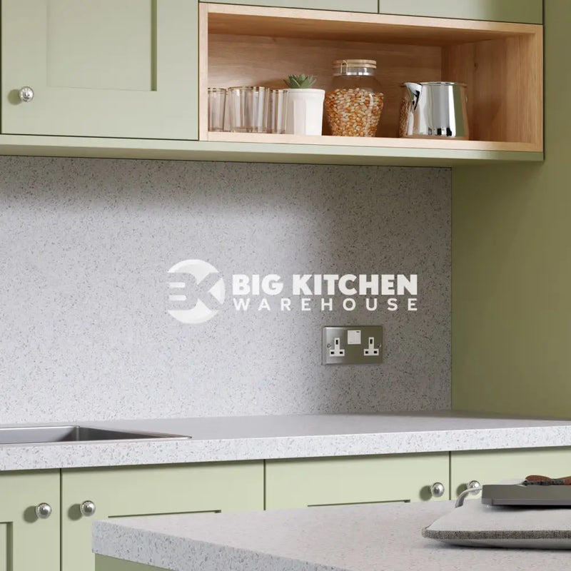Wilsonart Lunar Quartzstone Kitchen Worktops (Stone Finish) - 3mtr x 100mm x 20mm Upstand