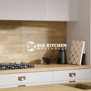 Wilsonart Modern Natural Blocked Oak Kitchen Worktops Matt Finish