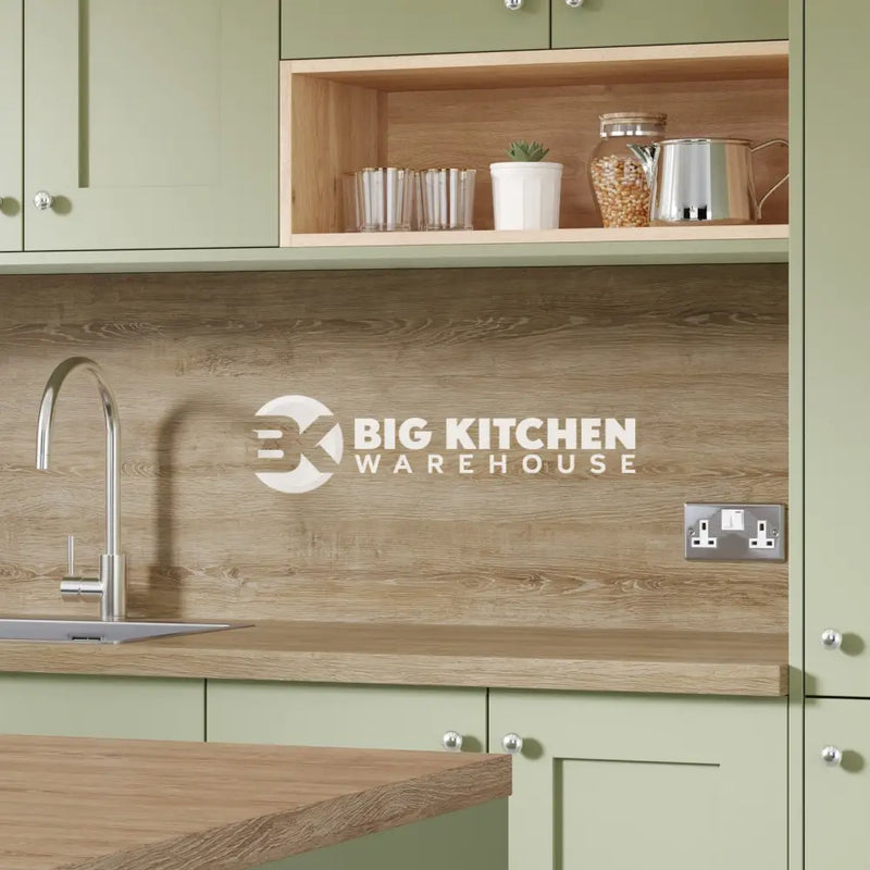 Wilsonart Mondego Oak Kitchen Worktops (Matt Finish) - 3mtr x 100mm x 20mm Upstand