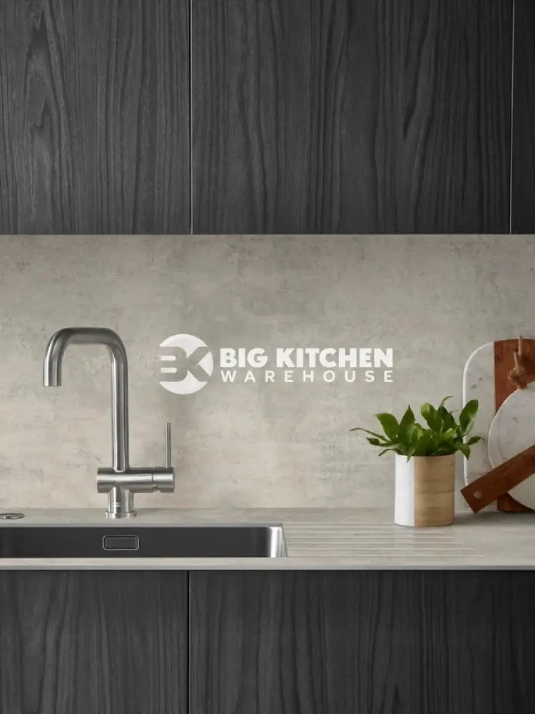 Wilsonart Zenith Cloudy Cement Compact Laminate Kitchen Worktops (Grey Core)