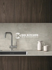 Wilsonart Zenith Cloudy Cement Compact Laminate Kitchen Worktops (Grey Core)