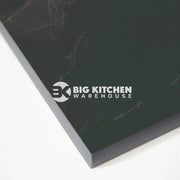 Wilsonart Zenith Don Tello Marble Compact Laminate Kitchen Worktops (Black Core) - 3000mm x 95mm x 12.5mm Upstand