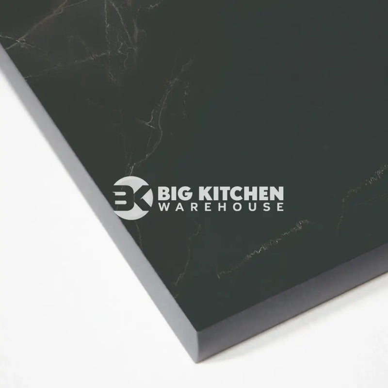 Wilsonart Zenith Don Tello Marble Compact Laminate Kitchen Worktops (Black Core) - 3000mm x 95mm x 12.5mm Upstand