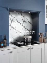 Wilsonart Zenith Marbre Veneto Compact Laminate Kitchen Worktops (White Core)